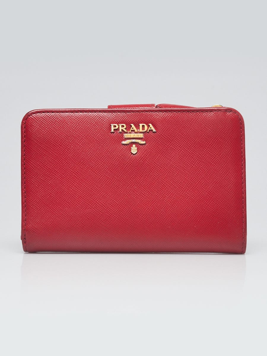 Prada | Bags | Authentic Prada Saffiano Metal Wallet | Poshmark